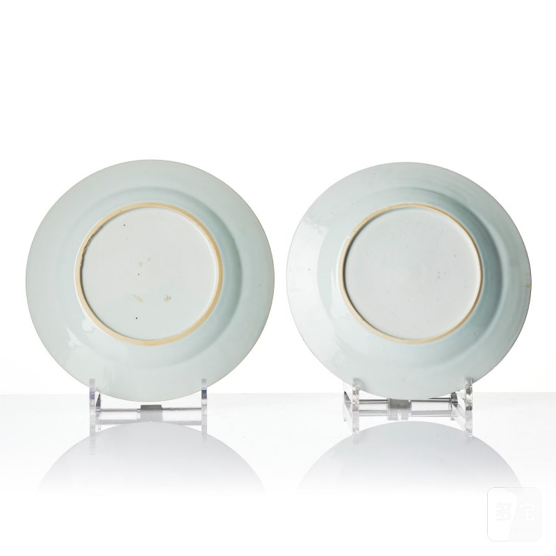 A set of 12 famille rose dishes, - 图11